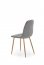 K316 chair grey/honey oak