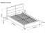 Sierra Velvet V160BED 160x200 Bed,Bluvel 28 Beige