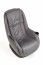 DOPIO Atpūtas krēsls ar masāžas funkciju (tumši pelēka/pelēka)