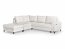 BRANDO L NAR Corner sofa with pouf