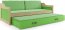 David II 200x90 Twin bed with mattress pine