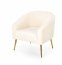 GRIFON 2 armchair cream/gold