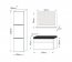 Furnitech Vannitoa komplekt DR1-17B-HG20-60U Z UM black/black gloss