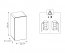Abura-Cosmos 810 Нижний настенный шкафчик для ванной комнаты