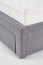 BETINA 160 Bed with box (Grey)