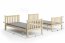 Cubus 3 Etagenbett Hochbett 190x90 mit 3 Matratzen,Kiefer 