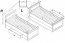 Luca-JuZi LOZ/90-MSJ/DSOC+W90x200 Bed