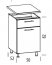 TIFANY T18/D50S1 L/P Unterschrank
