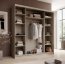 SW-SON-200 cm -KK Sliding wardrobe with mirror,Cashmere matt