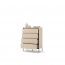 TREND TS-04 Chest of drawers with LED lighting,Beige sand/black