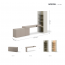 WOOW SET-08L (WO-11L,04,07 eukaliptus) Möbelset