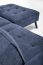 12913- Folding sofa with ottoman (Blue)
