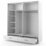 ArtiAR -05 Schwebetürenschrank mit LED-Beleuchtung 200cm