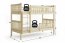Cubus 2 Bunk bed with mattress 200x90 pine (Without box)
