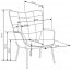CASTEL 2 FOT Armchair (Black)
