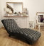 LORD Chaise Lounge (Dark grey fabric Riviera 96)