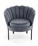 ANGELO Armchair (Grey/black)