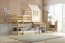 Loft-A Niska ze sch Kõrge voodi,1 madratsiga 200x90,Männipuit