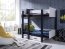 NESTOR Bunk bed with mattress Wenge/white