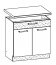 Modena TAFLA MD20/D80S1 80 cm Base cabinet