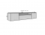 NOE B RTV 200 cm TV seinakapp,Must matt