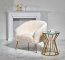 GRIFON 2 armchair cream/gold