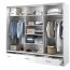 ArtiAR 01-3L Sliding door wardrobe with lighting 250cm