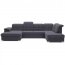 Bergamo U П-образный Угловой диван Левая сторона (Темно-серый ткань Viton 203)