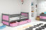 Riko I 190x80 Bērnu gulta ar matraci Grafīts