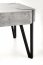 EMILY Coffee table beton/black