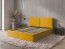 30125,120x200 Bett mit Bettzeugkasten (Mustard)