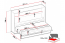 CJ- 03 Concept Junior 120x200 Горизонтальная cтенная кровать,шкаф-кровать