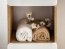 Abura White/Oak Craft 800 Vannitoa seinakapp