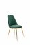 K460 Chair dark green/gold