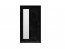 IBX- 120 Sliding door wardrobe (black matte/royal black)