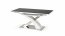 VCH-SAN 2-ST BLACK Extension table glass-black