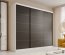 SW-AND-250 cm -WB Sliding wardrobe,White matt/black matt