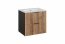 XILO BLACK WOTAN 82-60-D-2S Waschbeckenunterschrank
