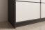 SW-CAL 150 cm Sliding wardrobe,Black matt/white matt