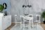 Roleslaw II Round extension table white