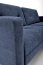 12913- Folding sofa with ottoman (Blue)