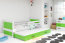 Riko II 190x90 Bed with two mattresses White