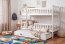 Cubus 3 Triple bunk bed with mattress 200x90 white