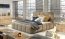 EDVIGE 140 Bed with wooden frame