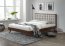 V-CH-SOL 160 Bed (Beige/walnut)