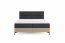 Version-1 160x200 Bett mit 2 Matratzen und Bettzeugkasten