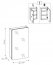 Abura 842 Hanging cabinet for the bathroom with a mirror