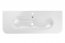Ovalia Pure white gloss um 120-46 Sink 120cm