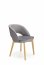 MARINO chair, color: velvet - honey oak/MONOLITH 85 (light grey)