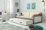 David II 200x90 Twin bed with mattress graphite